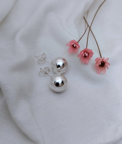 Aros esferas 10mm acero blanco