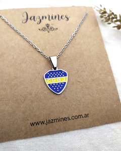 Dije Boca Juniors esmaltado (No incluye cadena)