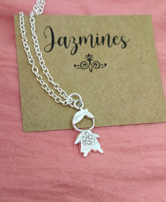 Dije nene strass acero blanco (no incluye cadena)
