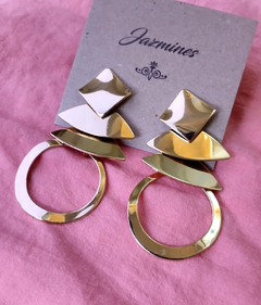Aros Kerim acero dorado