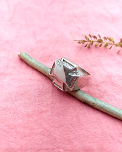 Plata 925 Anillo Cruz de Hierro