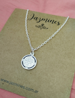 Collar San Benito acero blanco