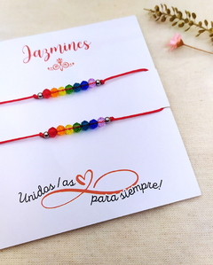 Par pulseras chakras para compartir