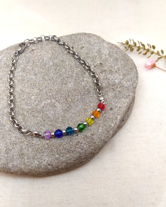 Pulsera chakras de cristales en internet