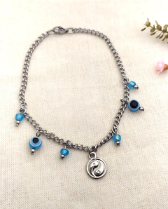 Pulsera Yin Yang y ojos turcos