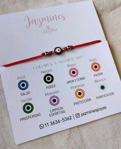 Pulsera hilo con ojito turco
