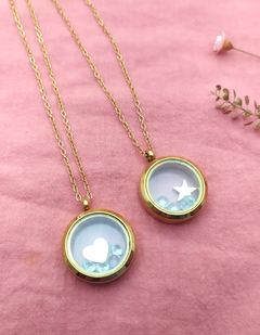 Collar Alma acero dorado - comprar online