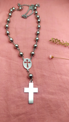 Collar Denario esferas acero quirúrgico - comprar online