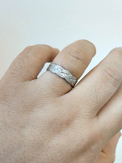 Anillo trenza fina abierto - comprar online