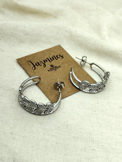 Argollas hojas modelo 1