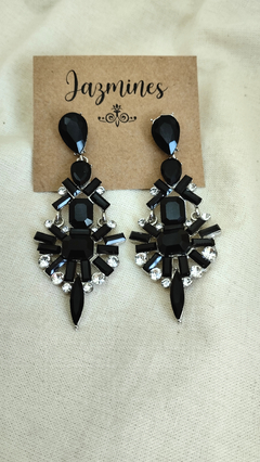 Aros Maca cristales negros colgantes - comprar online