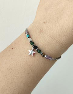 Pulsera con estrella y piedras naturales en internet