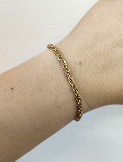 Pulsera Tourbillon acero dorado