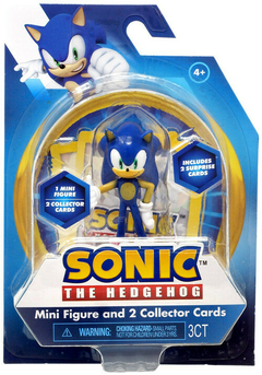 Figura Muñeco Articulado Sonic con 2 Cartas Sorpresa - Jakks Pacific