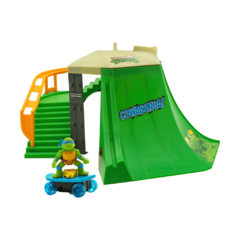 Tortugas Ninja Mini Skate Park + Figura - (Mayorista)