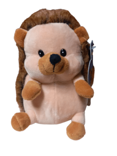 Peluche Erizo Puercoespín color marrón