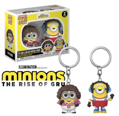 Funko Pop! Pocket Keychain Minions Pack 2
