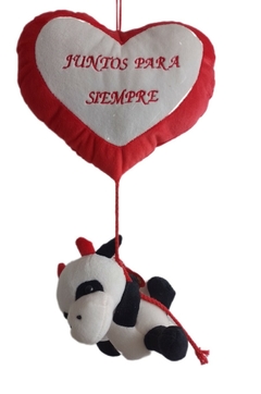 Peluche Vaca con Corazón