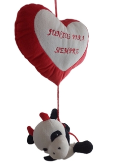 Peluche Vaca con Corazón - comprar online