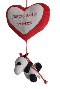 Peluche Vaca con Corazón en internet