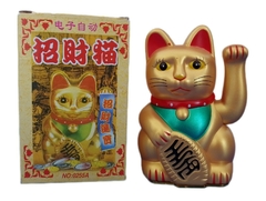 Gato de la Suerte Dorado Nacarado - Maneki Neko