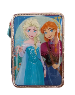 Cartuchera Frozen Con Útiles 1 Piso Elsa Anna Disney Cresko