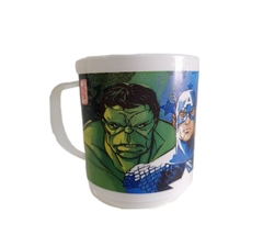 Taza Avengers Plástica Infantil 320 ml - Iron Man Hulk Capitán América Thor - comprar online