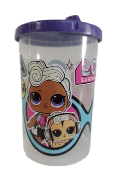Vasito LOL Surprise! Con Tapa Tomadora Plástico Infantil 270 ml (Mayorista)