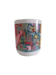 Taza Bob Esponja Plástica Infantil 320 ml (Mayorista) en internet