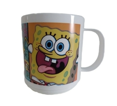 Taza Bob Esponja Plástica Infantil 320 ml (Mayorista)