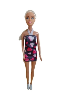 Muñeca Articulada Tiny Vestido Negro (Mayorista)