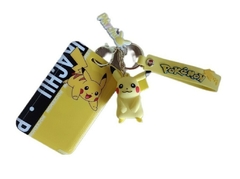 Pikachu Porta Sube + Llavero de Silicona - Pokemon (Mayorista)
