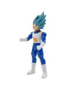 Figura Super Saiyan Blue Vegeta 10 cms - Dragon Ball Flash Bandai - Aye & Marcos Toys