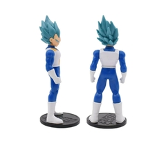 Figura Super Saiyan Blue Vegeta 10 cms - Dragon Ball Flash Bandai - tienda online