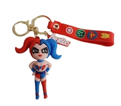 Llavero Harley Quinn de Silicona - Aves de Presa - (Mayorista)