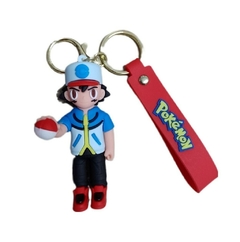 Llavero Ash Ketchum de Silicona - Pokemon - (MAYORISTA)