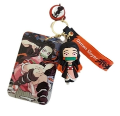 Nezuko Kamado Porta Sube + Llavero de Silicona - Demon Slayer - (MAYORISTA)