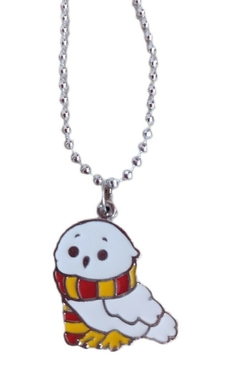 Colgante Collar Hedwig Lechuza de Metal - Harry Potter - (MAYORISTA)