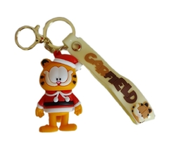 Llavero Garfield Navidad de Silicona