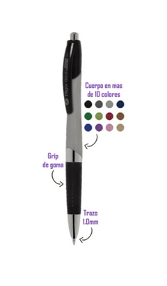 Set x 10 Bolígrafos Lapiceras Filgo Ginza 1.0 mm Tinta Azul - tienda online
