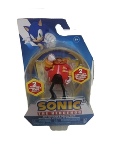 Figura Muñeco Articulado Doctor Eggman con 2 Cartas Sorpresa - Jakks Pacific Sonic