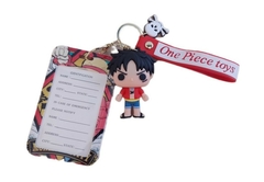 Monkey D Luffy Porta Sube + Llavero de Silicona - One Piece - comprar online