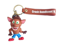 Llavero Crash Bandicoot de Silicona