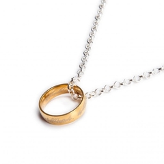 Collar Anillo Único de Poder el Señor de los Anillos - Talle 9