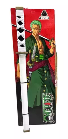 Espada Katana con Funda Roronoa Zoro - One Piece - Aye & Marcos Toys