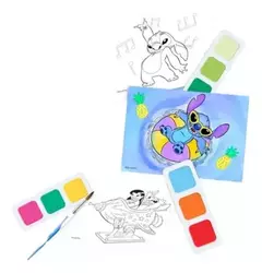 Stitch Pintando con Acuarelas - Tapimovil Lilo & Stitch - comprar online