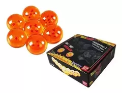 Esferas del Dragon x 7 Unidades Tamaño Real 5,7 cms con Caja Exhibidora - Dragon Ball