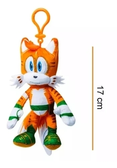 Llavero de Peluche Tails 17 cms con Clip - Sonic Prime - comprar online