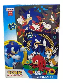 Puzzles Rompecabezas Sonic 24 y 36 Piezas - Tapimovil - comprar online