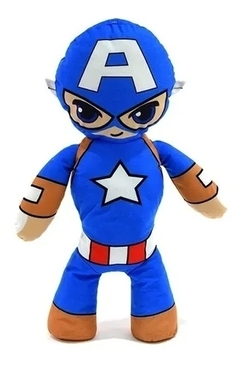 Peluche Capitán América 50 cms - Avengers - (MAYORISTA)